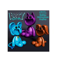 CATNAP, DOGDAY, BUBBA POOPLY PLAY TIME 3'LÜ SET (15 CM)