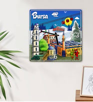 Bursa Tasarımlı Duvar Saati
