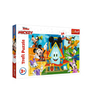 Puzzle Trefl 24 Maxi Mickey Mouse Casa Prietenilor Amuzanti