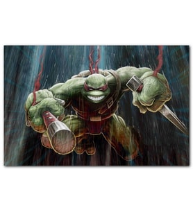 Cakatablo Ninja Kaplumbağa Raphael Görsel MDF Tablo