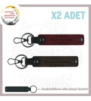 Bikerlar İçin Özel, İsim Plaka ve A Rh (-) Kan Grubu Yazılı Hediye x2 Anahtarlık, K Kahve-Bordo-Laci (Çok Renkli)