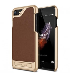 VRS Design iPhone 8 / 7 ile Uyumlu  Simpli Mod Kılıf Brown
