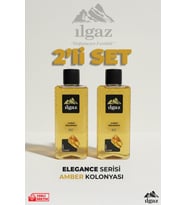 Ilgaz Amber Kolonyası 2'li Set 80 Derece 400 Ml Elegance Series