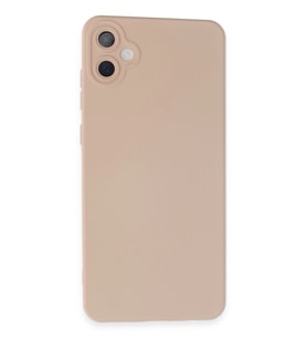 Galaxy A05 Kılıf Nano Içi Kadife Silikon - Pudra