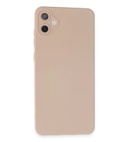 Galaxy A05 Kılıf Nano Içi Kadife Silikon - Pudra