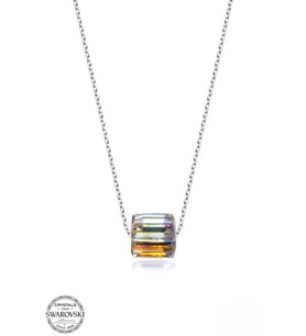 SWAROVSKİ TAŞLI  CRYSTAL 925 AYAR GÜMÜŞ KOLYE