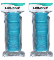 Lionesse Bigudi 1115 Süngerli Mavi 4'Lü Paket 2 Adet