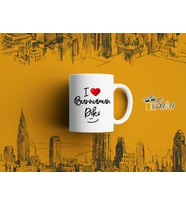 "I Love Burnumun Diki" Yazılı Kupa Bardak