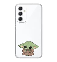Samsung Galaxy A35 Uyumlu Baby Yoda Tasarımlı Şeffaf Telefon Kılıfı