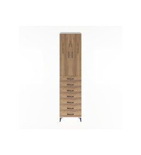 Hyperion Dolap 3 Raflı 7 Çekmeceli 2 Kapaklı 60x44x243 Aytaşı-Çam