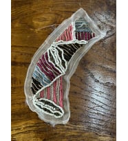 6X19 CM BONCUK İŞLEME APOLET APLİKE DİKİŞ HOBİ AKSESUAR