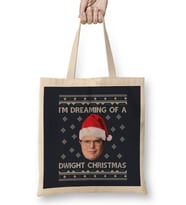 Im Dreaming Of A Dwight Christmas The Office Bez Çanta Uzun Saplı