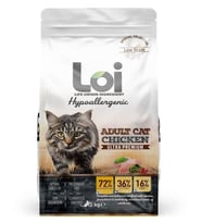 LOİ YETİŞKİN TAVUKLU KEDİ MAMASI 2 KG