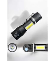 El Feneri Led USB Şarjlı Zoom Mini Led Işık Acil Durum Feneri
