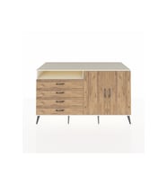 Kronos Konsol 3 Raflı 4 Çekmeceli 2 Kapaklı 176x59x99 Aytaşı-Çam