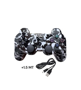 Ps3 Dual-shock Gamepad Yeni Nesil Kol Desenli Joystıck Oyun Kolu PC + 1.5 MT Şarj Kablosu HEDİYE