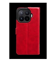 Xiaomi Mi 17t Pro Trend S Plus Kapaklı Kılıf - Kırmızı