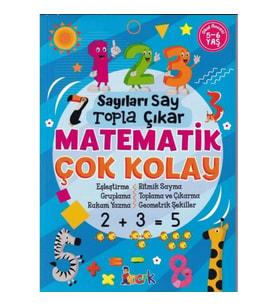 Sayıları Say Topla Çıkar Matematik Çok Kolay - 5-6 Yaş