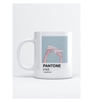 Pantone Euphoria Baskı Porselen Kupa Bardak