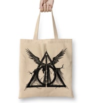Harry Potter Ölüm Yadigarlar Bez Çanta Uzun Saplı