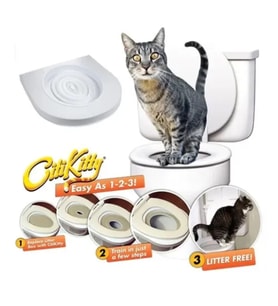 CitiKitty Klozet Kedi Tuvaleti Eğitim Seti