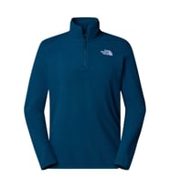 The North Face M 100 GLACIER Erkek Kısa Fermuar Polar NF0A855W1NO1 (Mavi)