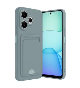 Xiaomi Redmi 13 4g Kılıf Kelvin Kartvizitli Silikon - Açık Yeşil