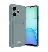 Xiaomi Redmi 13 4g Kılıf Kelvin Kartvizitli Silikon - Açık Yeşil