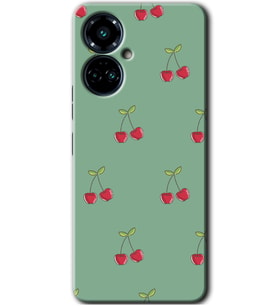 Tecno Camon 19 Pro Kılıf HD Desen Baskılı Kılıf - Kiraz Berry