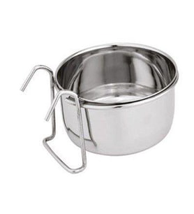 Oripet Kanca Askılı Çelik Mama Yem Kabı 10 Oz