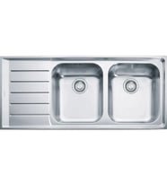 Franke Neptun - Net 621 Microdekor Eviyeler Sol Damlalıklı (Gri)