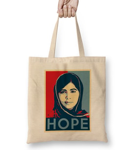 Malala Yousafzai CT000003142 Bez Çanta Uzun Saplı