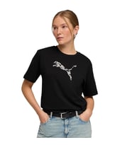 Puma ESS GRAPHIC Animal Tee Siyah Kadın T-Shirt 69182101