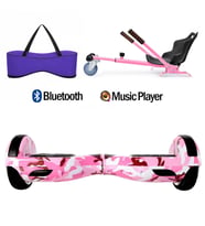 Citymate Elektrikli Kaykay Hoverboard Akıllı Denge 6.5 Inch + HoverKart + Çanta EXTREM PAKET D005