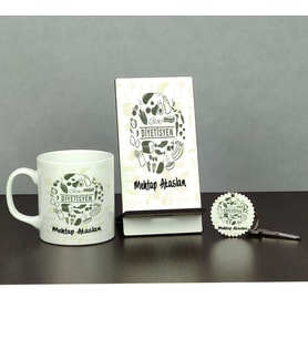 Diyetisyen Hediyesi Üçlü Set (Kupa + Telefon Standı + Anahtarlık)