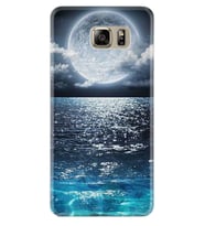 Samsung S7 Edge S20 Fe Plus Ultra S21 S22 Kılıf Desenli Silikon Great Moon 1301