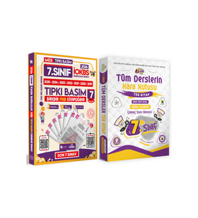 7.Sınıf İOKBS PAKET 7li Tıpkı Basım/Tüm Dersler Tek Kitap Çözümlü Çıkmış Soru Bankası 2li Set