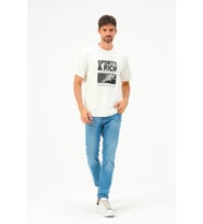 Erkek Oversize Pamuk Tişört T-shirt