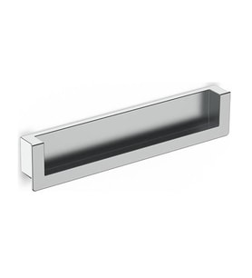 Yarım Kenar Gömme Kulp Mat Krom 128 Mm