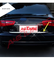 Audi A6 Krom Bagaj Alt Çıta Formlu 2011-2017 Arası Paslanmaz Çelik