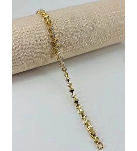 Renk Pirinç Cm Bileklik 17+2 Cm - Kbl0491