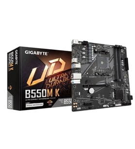 GIGABYTE B550M K DDR4 4733MHZ 1XHDMI 1XDP 1XM.2 MATX AM4 (AMD AM4 5000/5000G/4000G/3000/3000G SERİLE