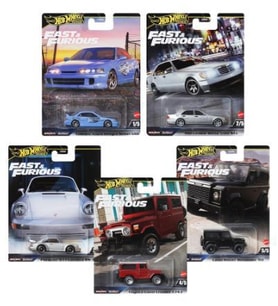 Hot Wheels Premium Fast & Furious 2024 5'li Set HNW46 (Renksiz)