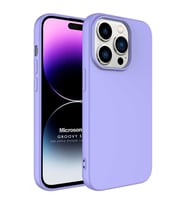 Microsonic Apple iPhone 14 Pro Max Kılıf Groovy Soft Lila