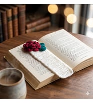 Sevimli Örgü Kitap Ayracı