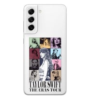 Samsung Galaxy S22 Uyumlu Taylor Swift Desenli Şeffaf Telefon Kılıfı