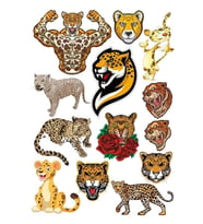 Kaplan Sticker Set-5 15 Parça Telefon, Tablet, Defter, Laptop Sticker