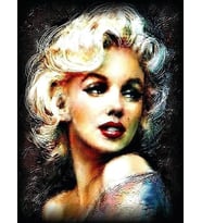 Holywood Efsanesi Sayılarla Boyama Seti 40x50 cm (Tuvale Gerili)