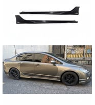 🚘 Honda Civic FD6 Custom Yan Marşpiyel (Plastik)  Sportif & Dayanıklı Yan Gövde Kaplama (Standart)