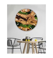 Retro Tasarımlı Duvar Saati 35X35 CM (Çok Renkli)